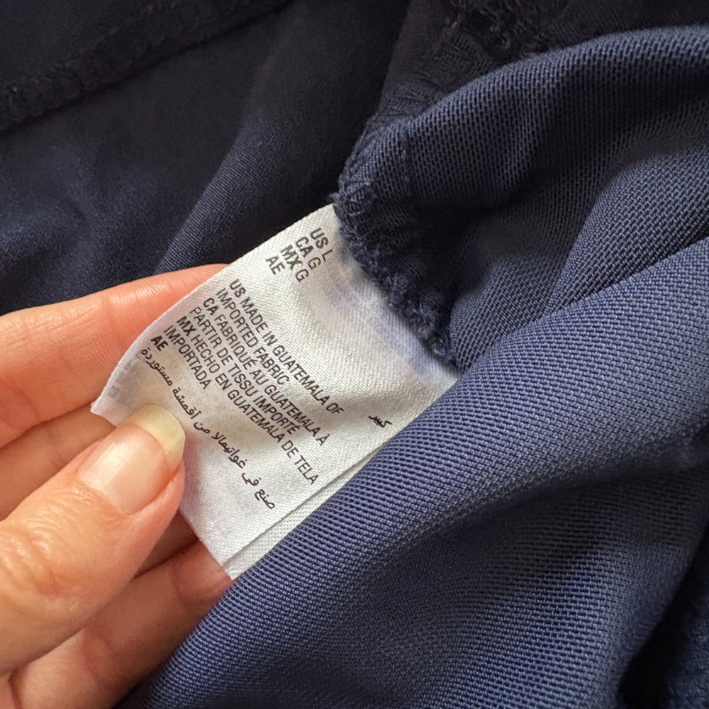 JM Collection women’s  Navy Slim Dress Pants Size Large - Picture 4 of 6